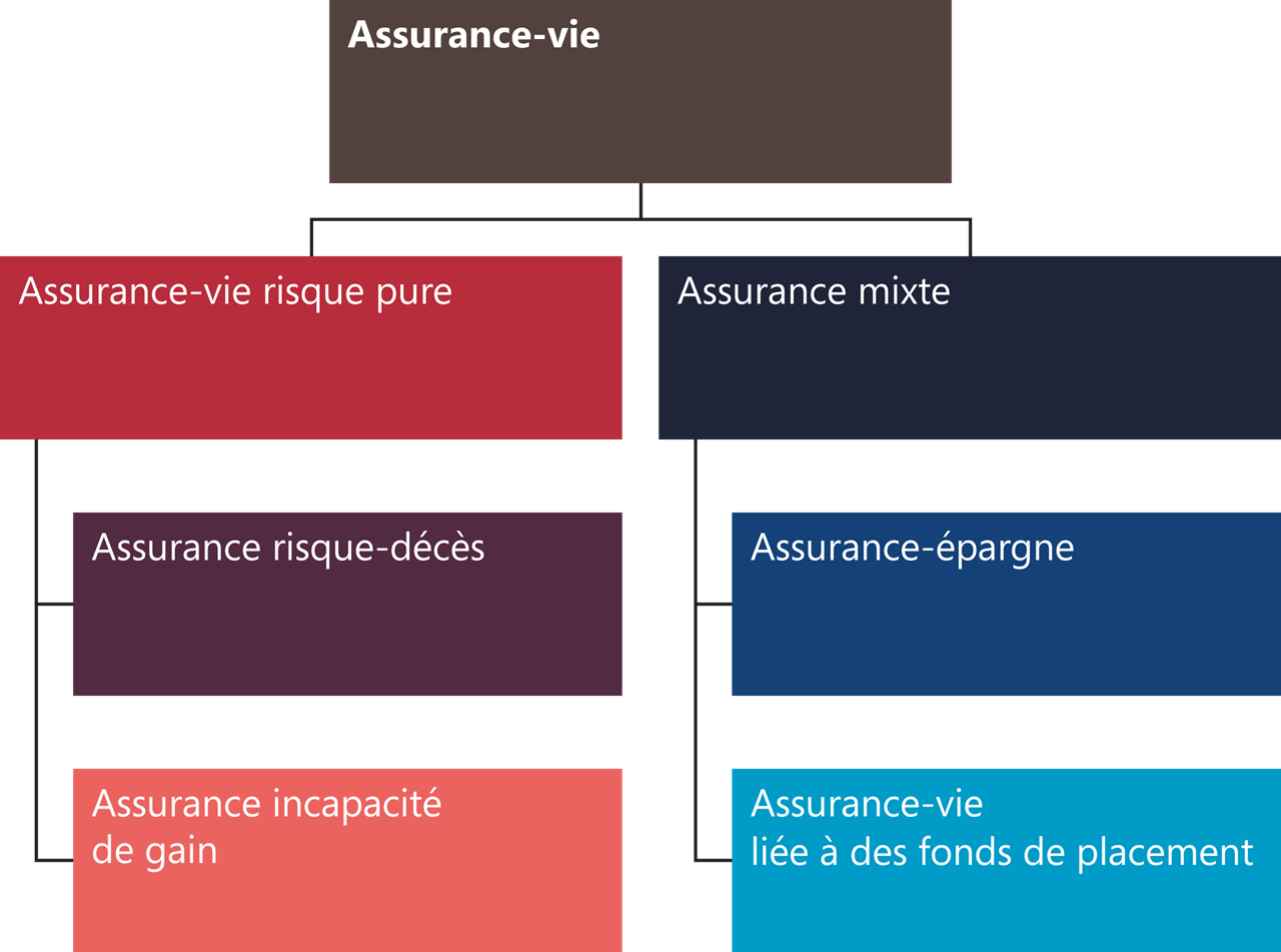 Différences dans l'assurance-vie